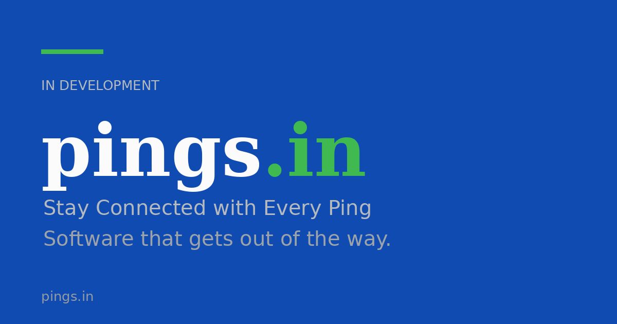 Link preview image for pings.in